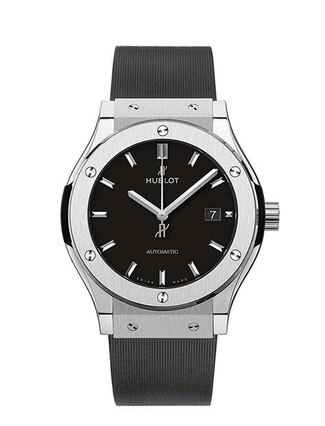 hublot herrenuhr silber|Hublot Classic Fusion Titanium Date Opaline silver 42.0mm.